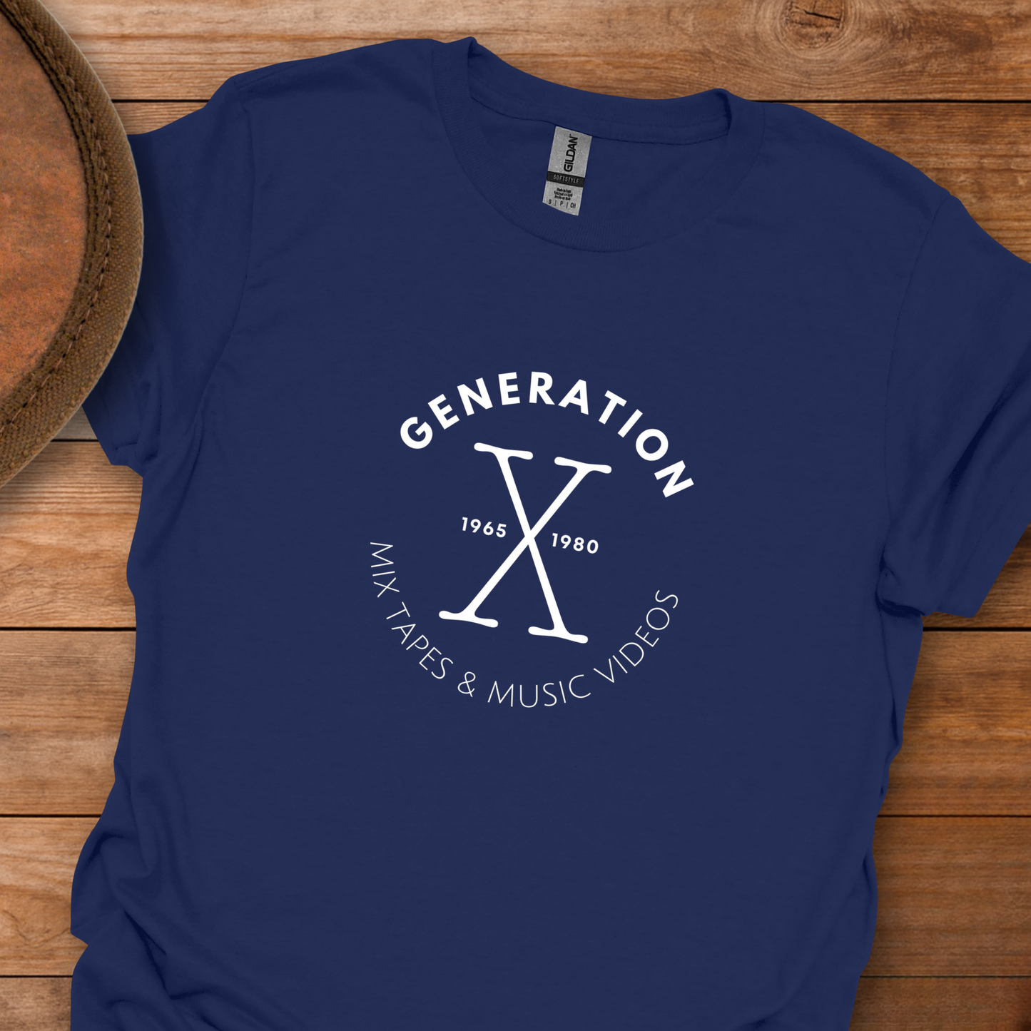 Gen X Tapes Videos Circle T-Shirt
