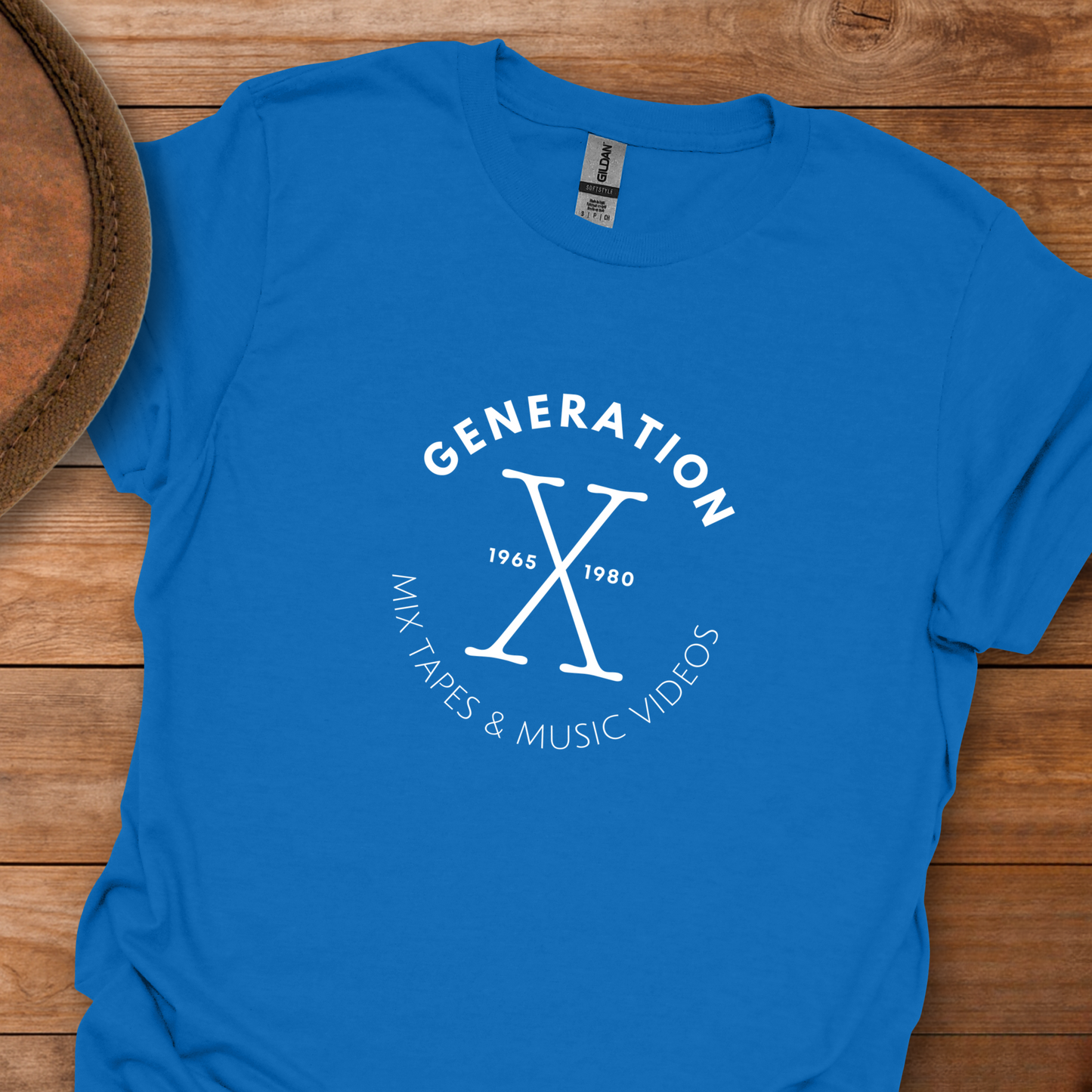 Gen X Tapes Videos Circle T-Shirt