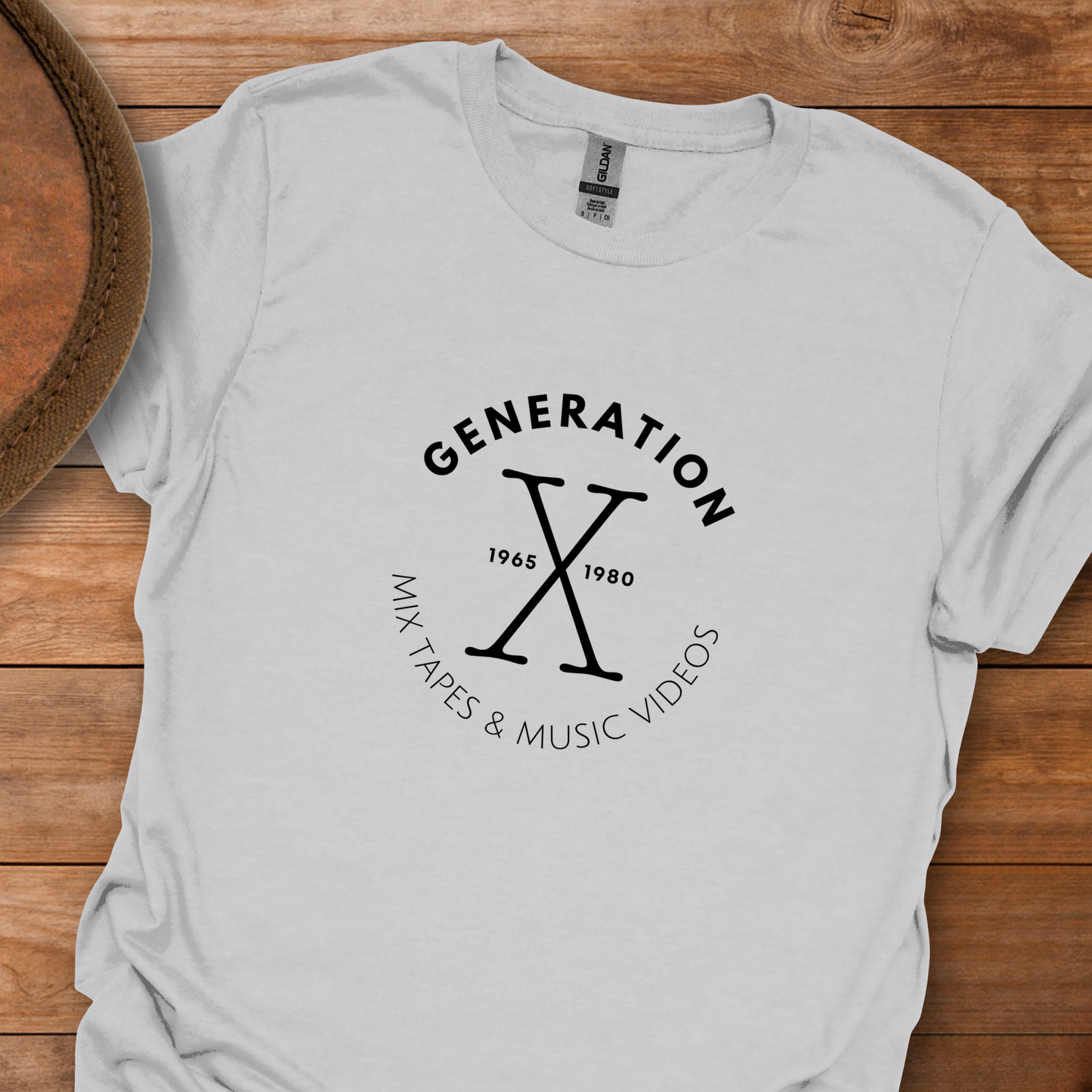 Gen X Tapes Videos Circle T-Shirt