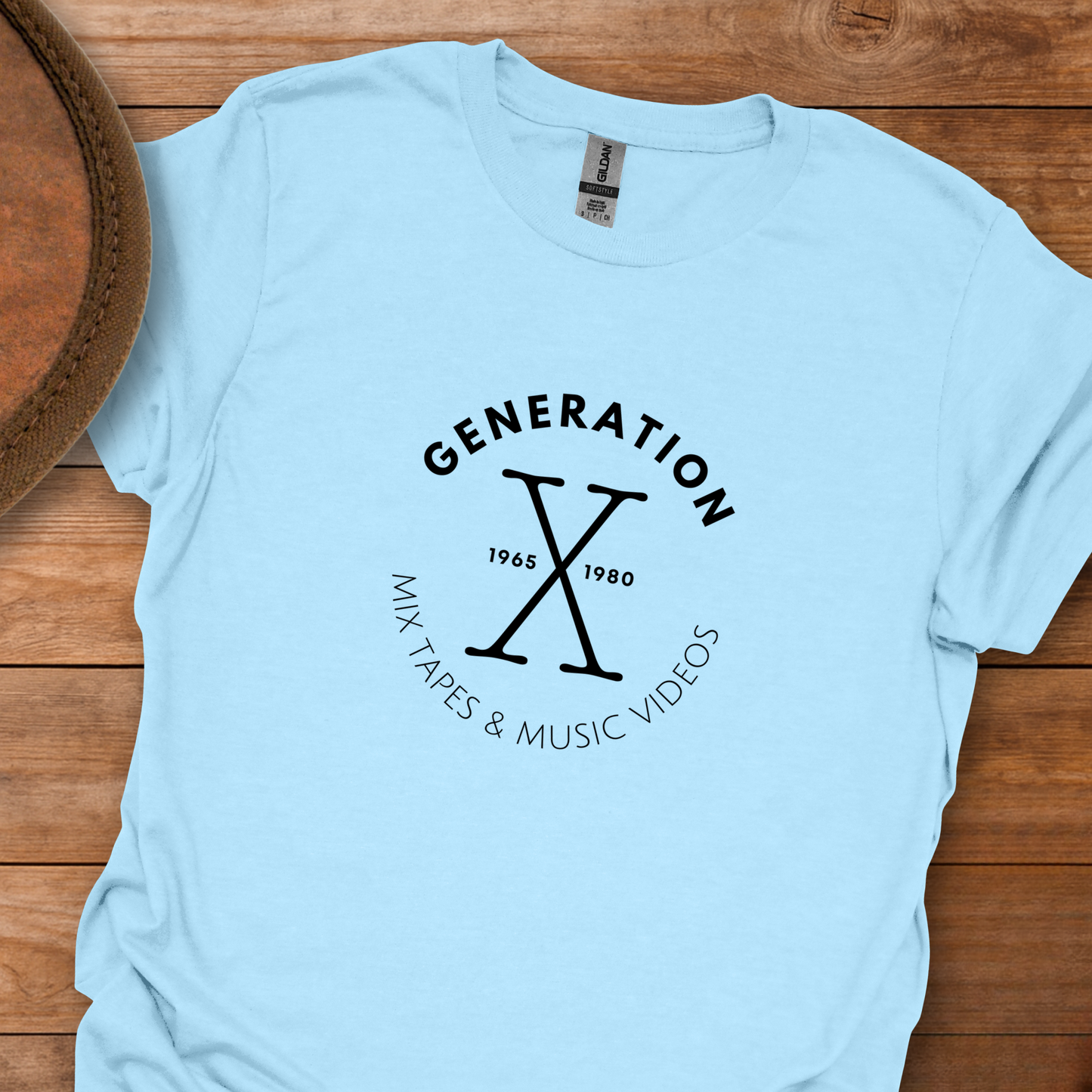 Gen X Tapes Videos Circle T-Shirt