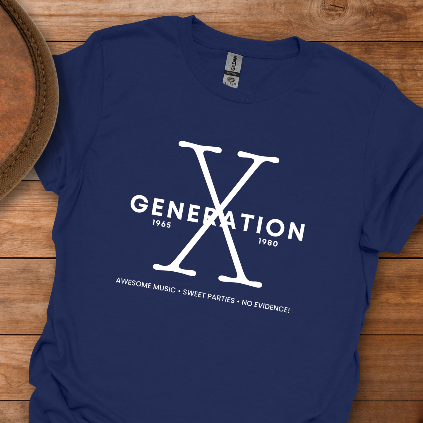 Gen X Music Parties Evidence T-Shirt