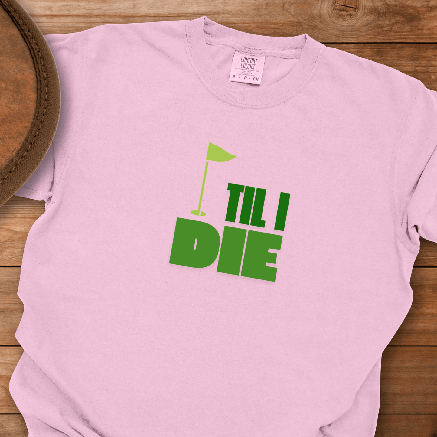 Golf Til I Die Flag T-Shirt