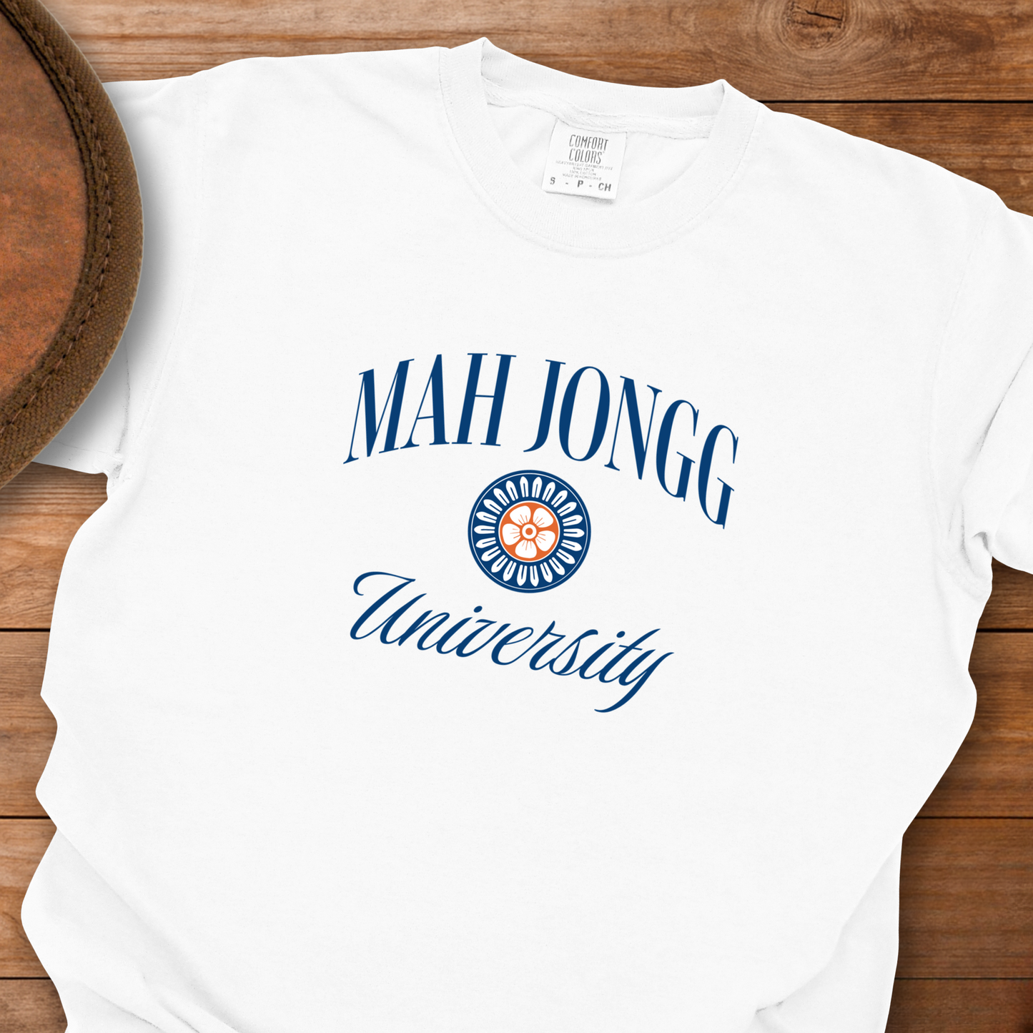Mah Jongg University Flower T-Shirt