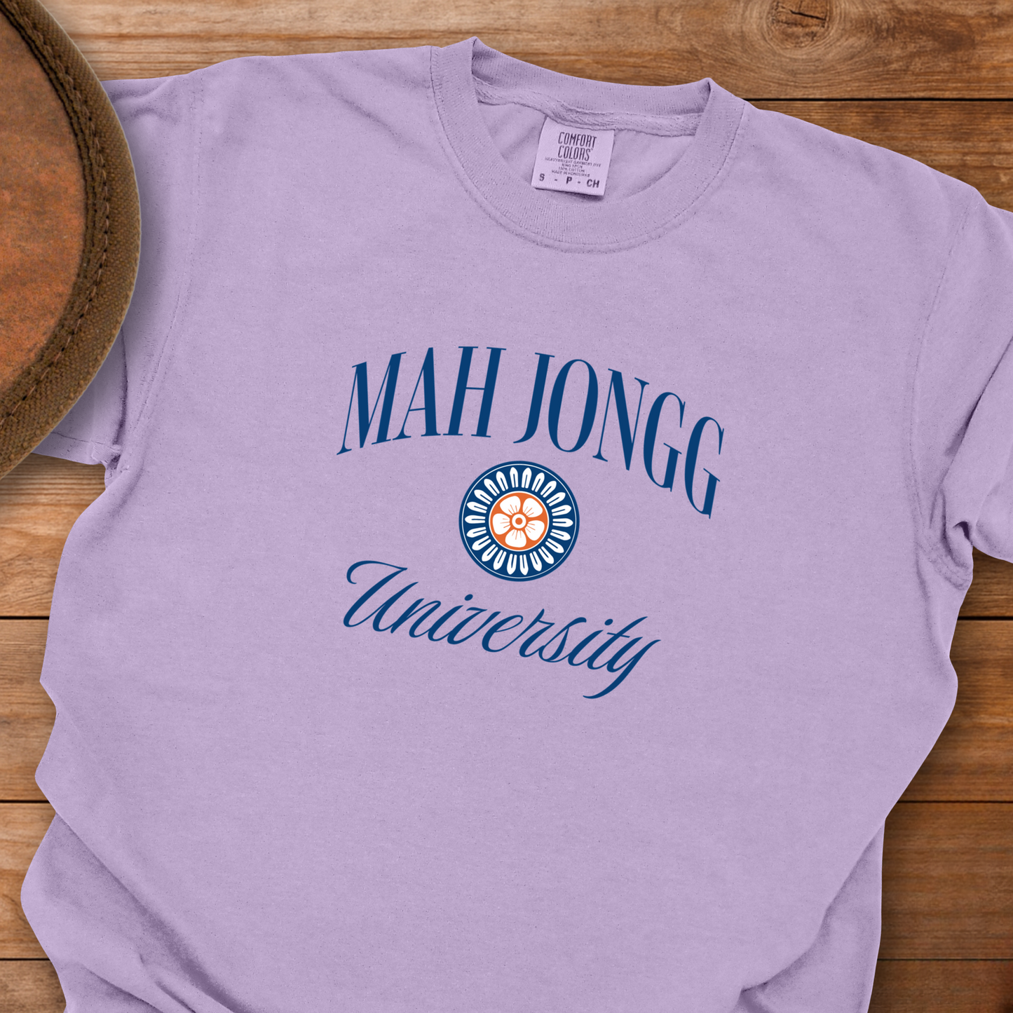 Mah Jongg University Flower T-Shirt