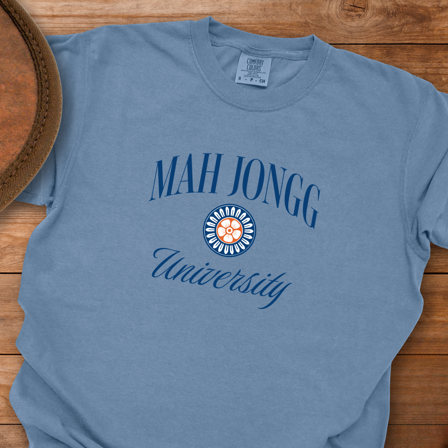 Mah Jongg University Flower T-Shirt