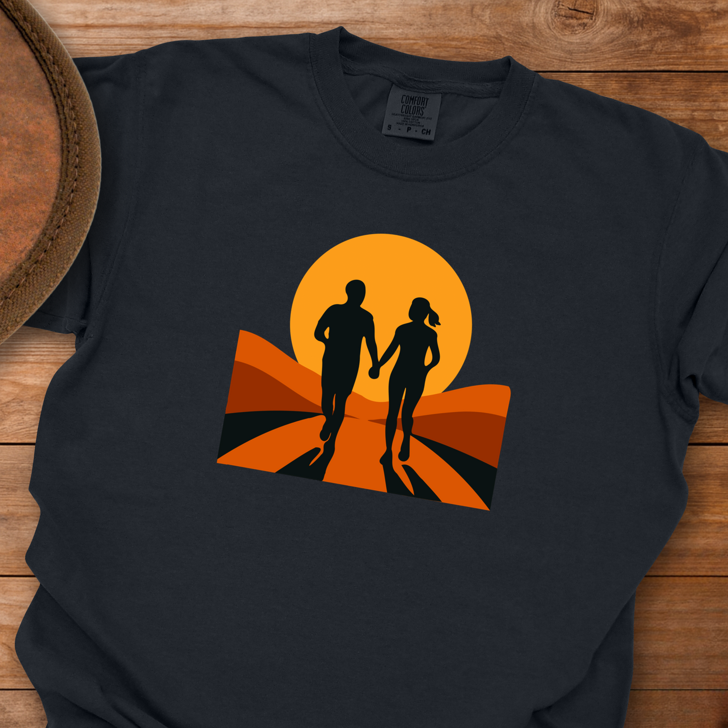More Us Walking Sunset T-Shirt