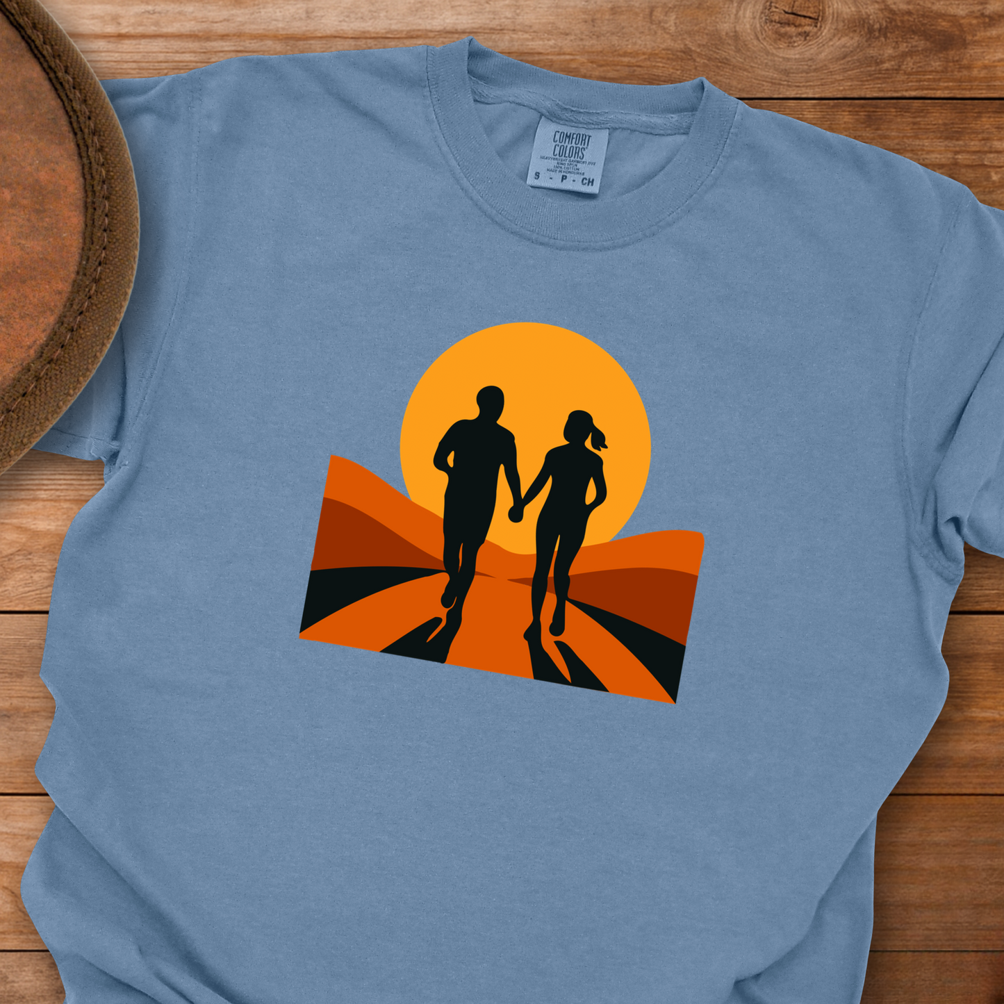 More Us Walking Sunset T-Shirt