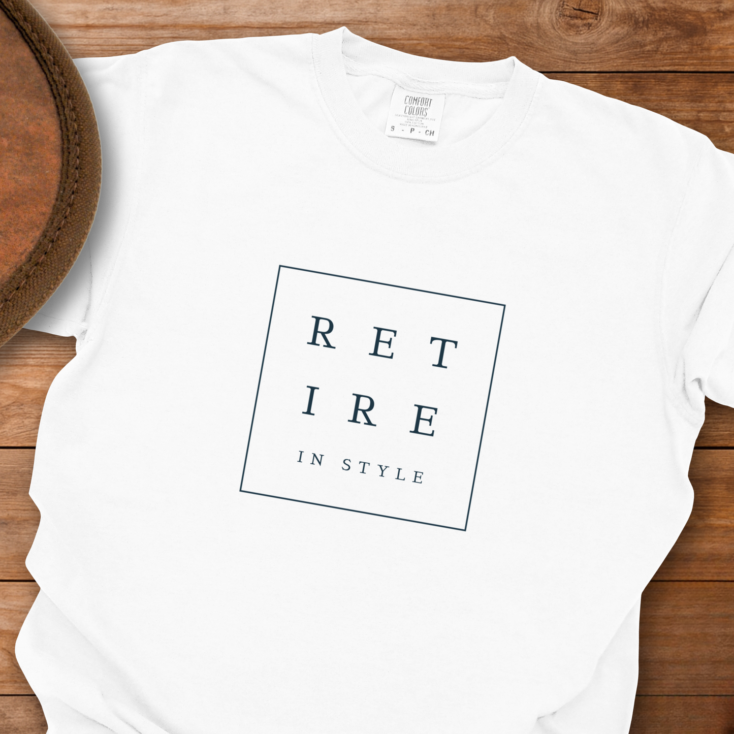 Retire in Style Square T-Shirt