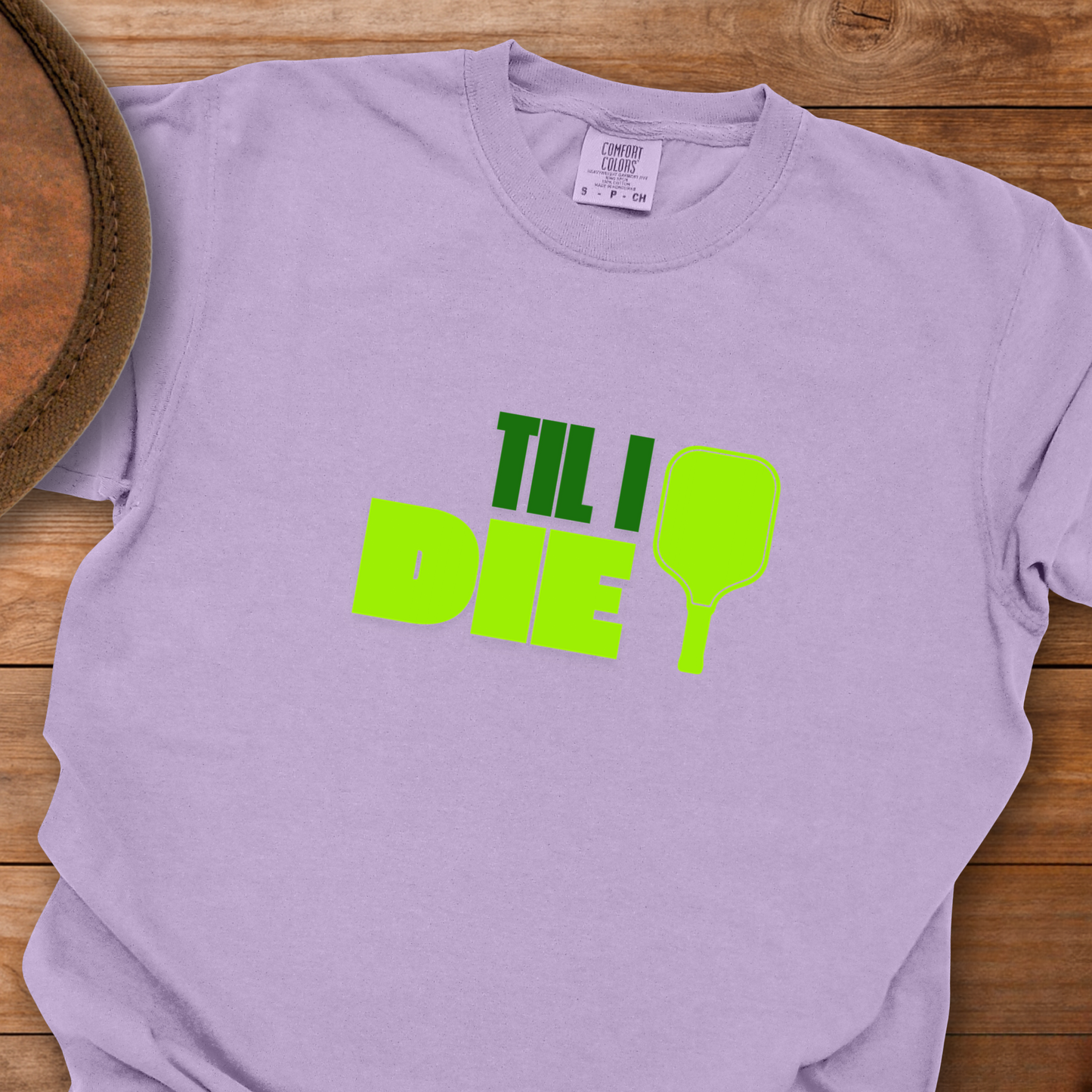 Pickleball Til I Die Block T-Shirt