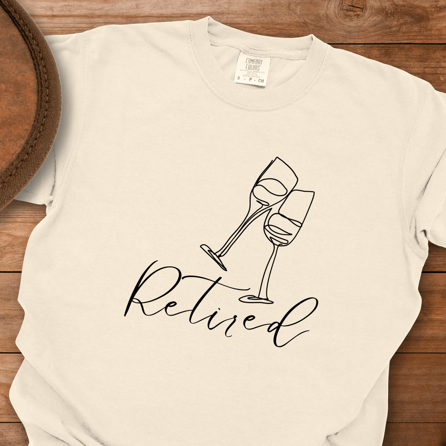 Retired Line Draw Glasses T-Shirt