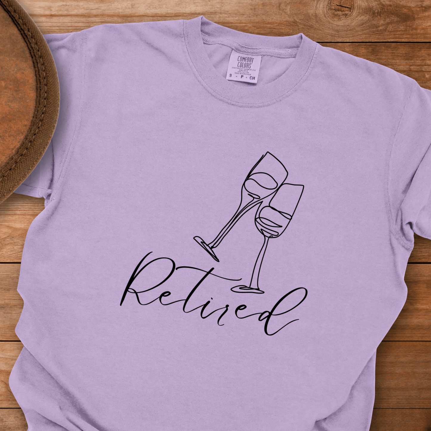 Retired Line Draw Glasses T-Shirt