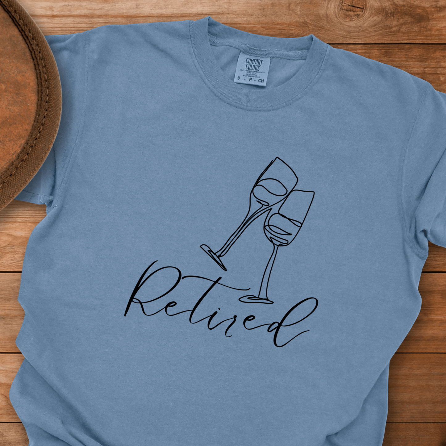 Retired Line Draw Glasses T-Shirt