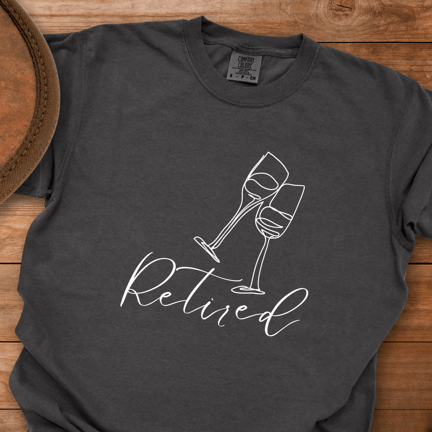 Retired Line Draw Glasses T-Shirt