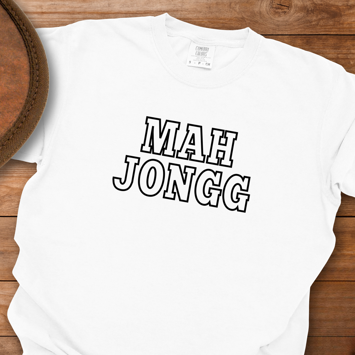 Mah Jongg College Outline T-Shirt