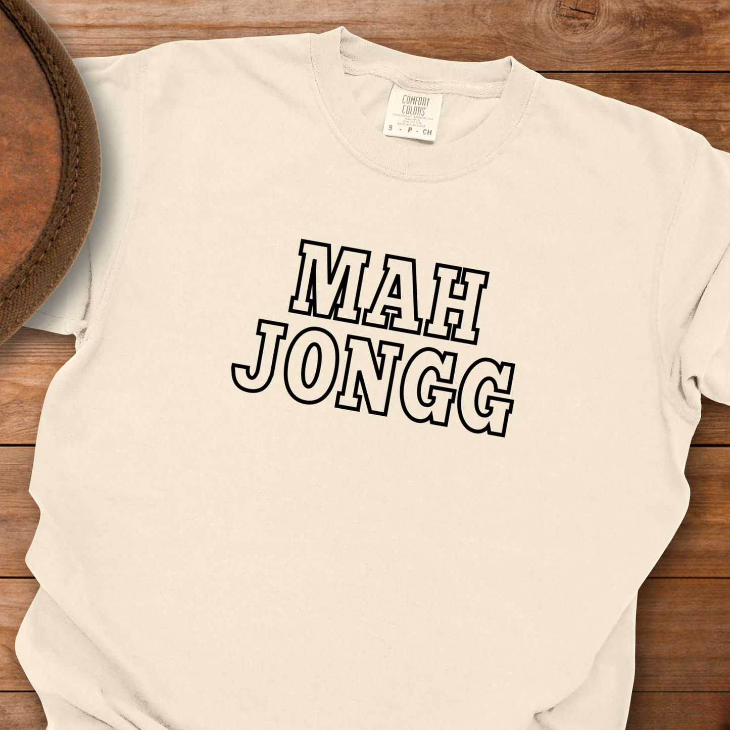 Mah Jongg College Outline T-Shirt
