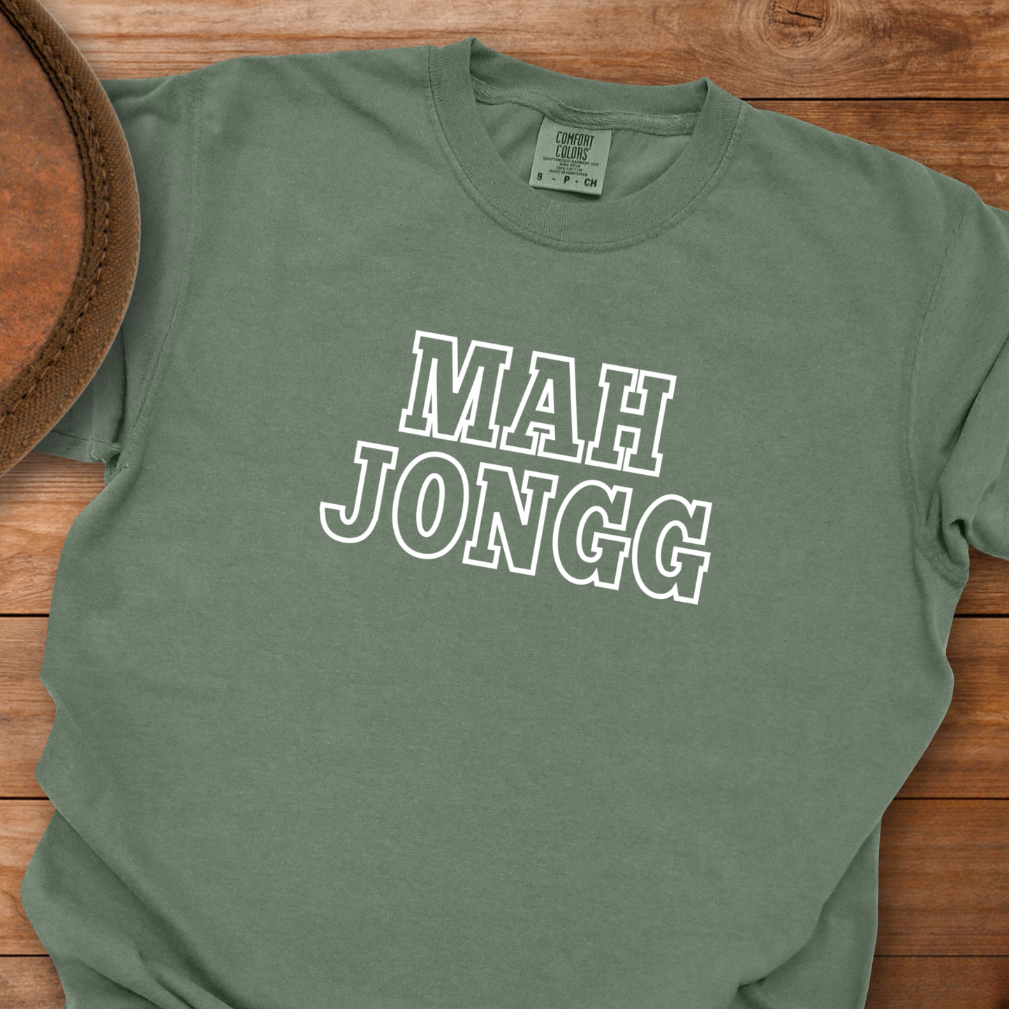 Mah Jongg College Outline T-Shirt