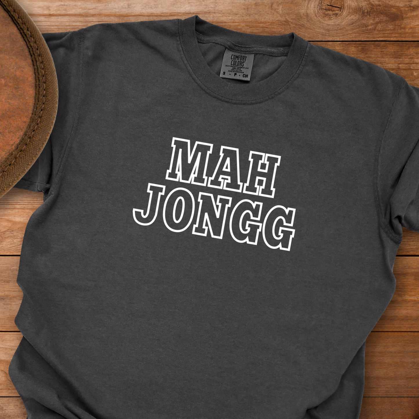Mah Jongg College Outline T-Shirt