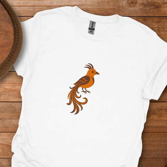 Mah Jongg Autumn Bam Bird T-Shirt
