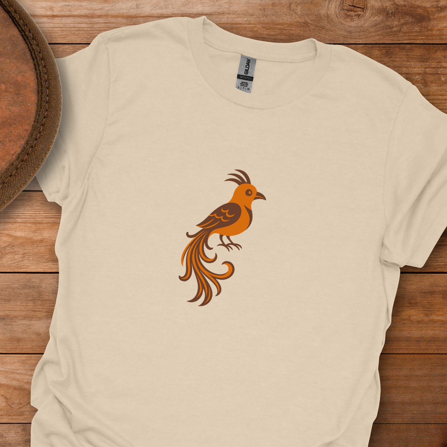 Mah Jongg Autumn Bam Bird T-Shirt