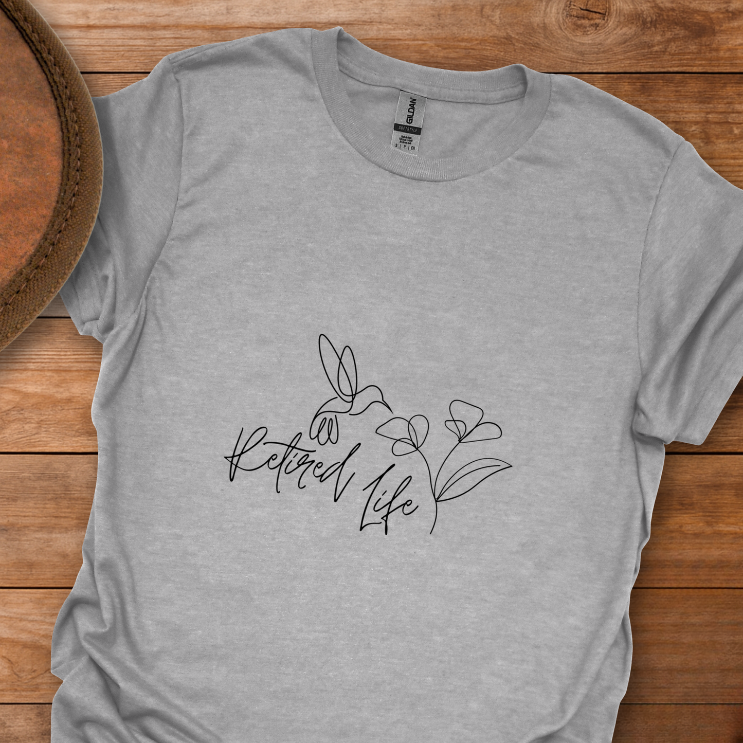 Retired Life Hummingbird T-Shirt