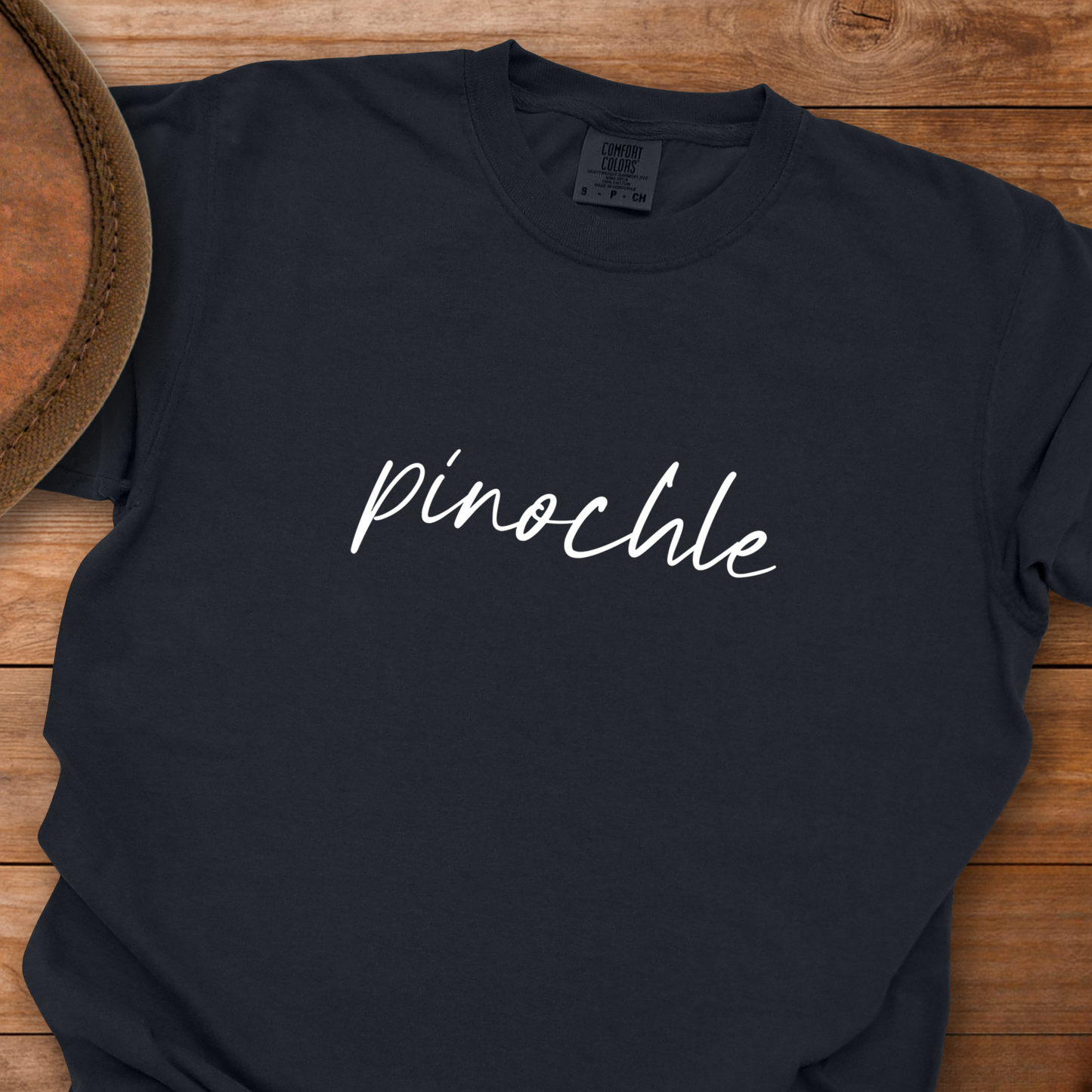 Pinochle Cursive T-Shirt