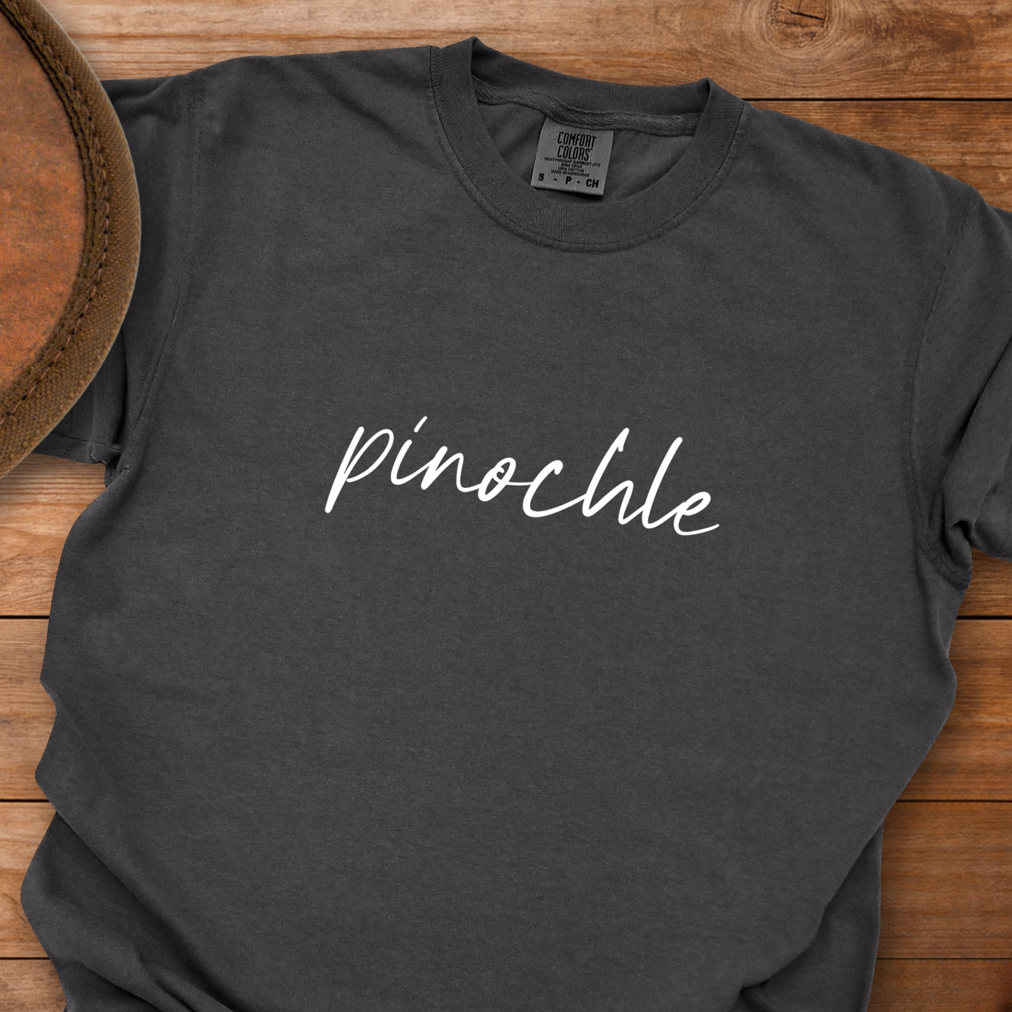 Pinochle Cursive T-Shirt