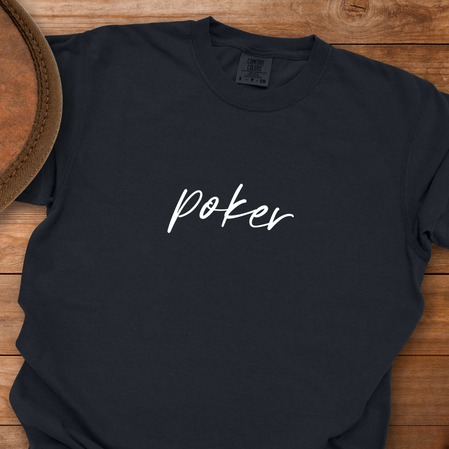 Poker Cursive T-Shirt