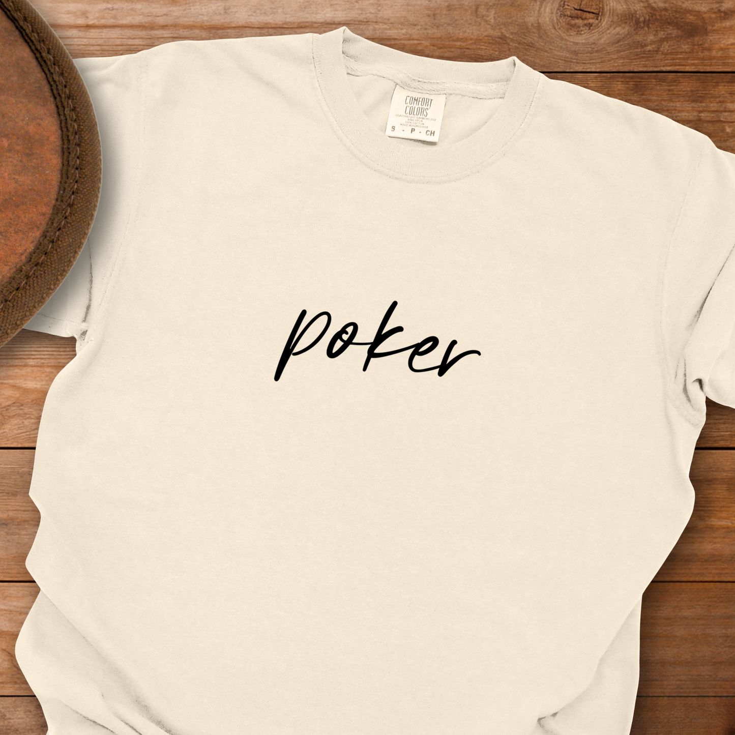 Poker Cursive T-Shirt