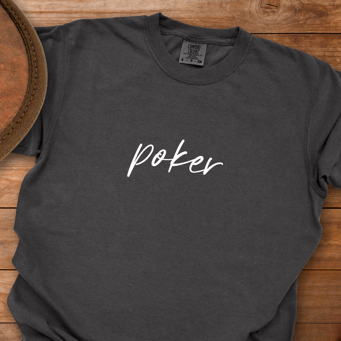 Poker Cursive T-Shirt