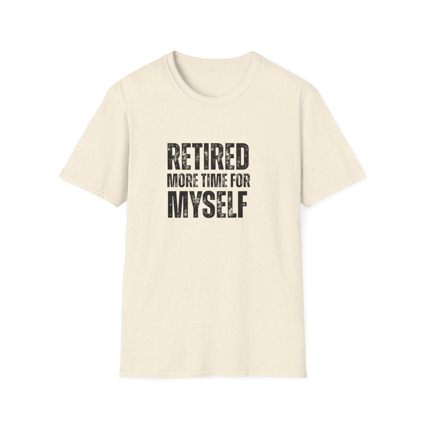 Retired More Time for Myself Block Text T-Shirt