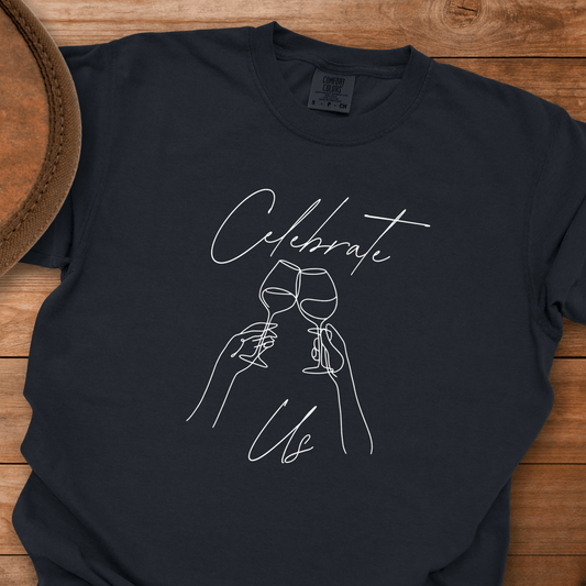 Celebrate Us Line Draw Glasses T-Shirt