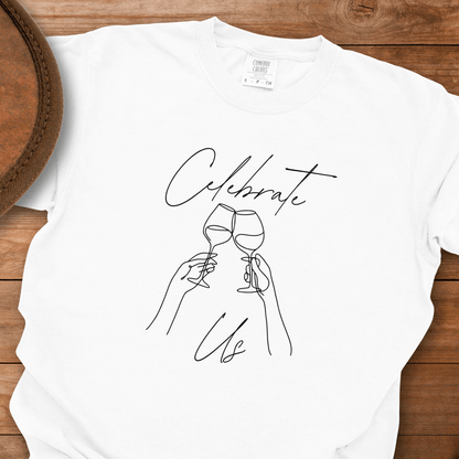 Celebrate Us Line Draw Glasses T-Shirt