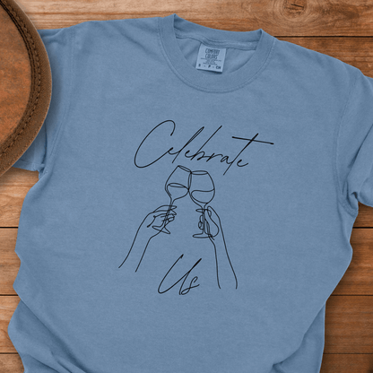 Celebrate Us Line Draw Glasses T-Shirt