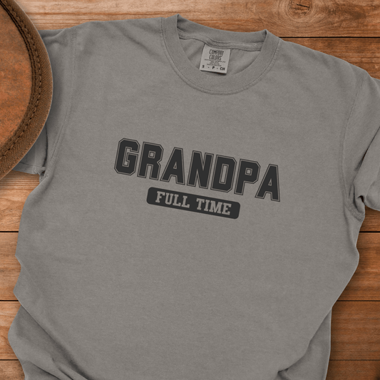 Grandpa Full Time Gym T-Shirt