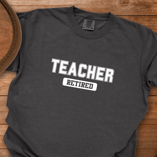 Teacher Retired Gym T-Shirt