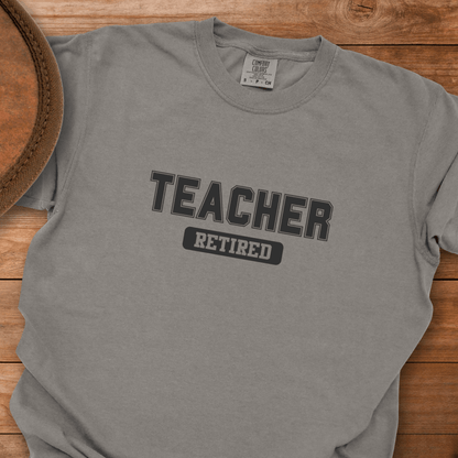 Teacher Retired Gym T-Shirt