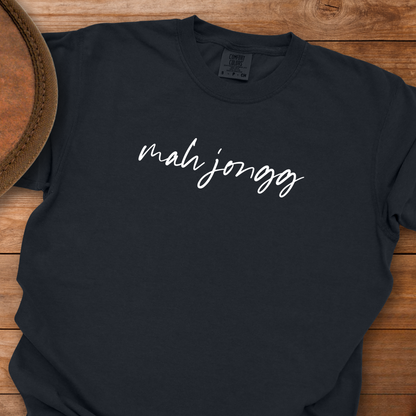 Mah Jongg Cursive T-Shirt