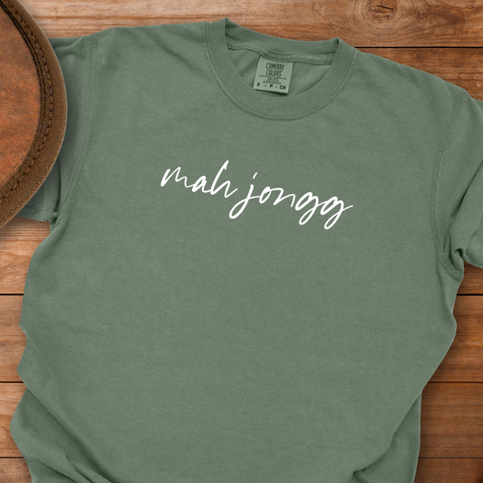 Mah Jongg Cursive T-Shirt