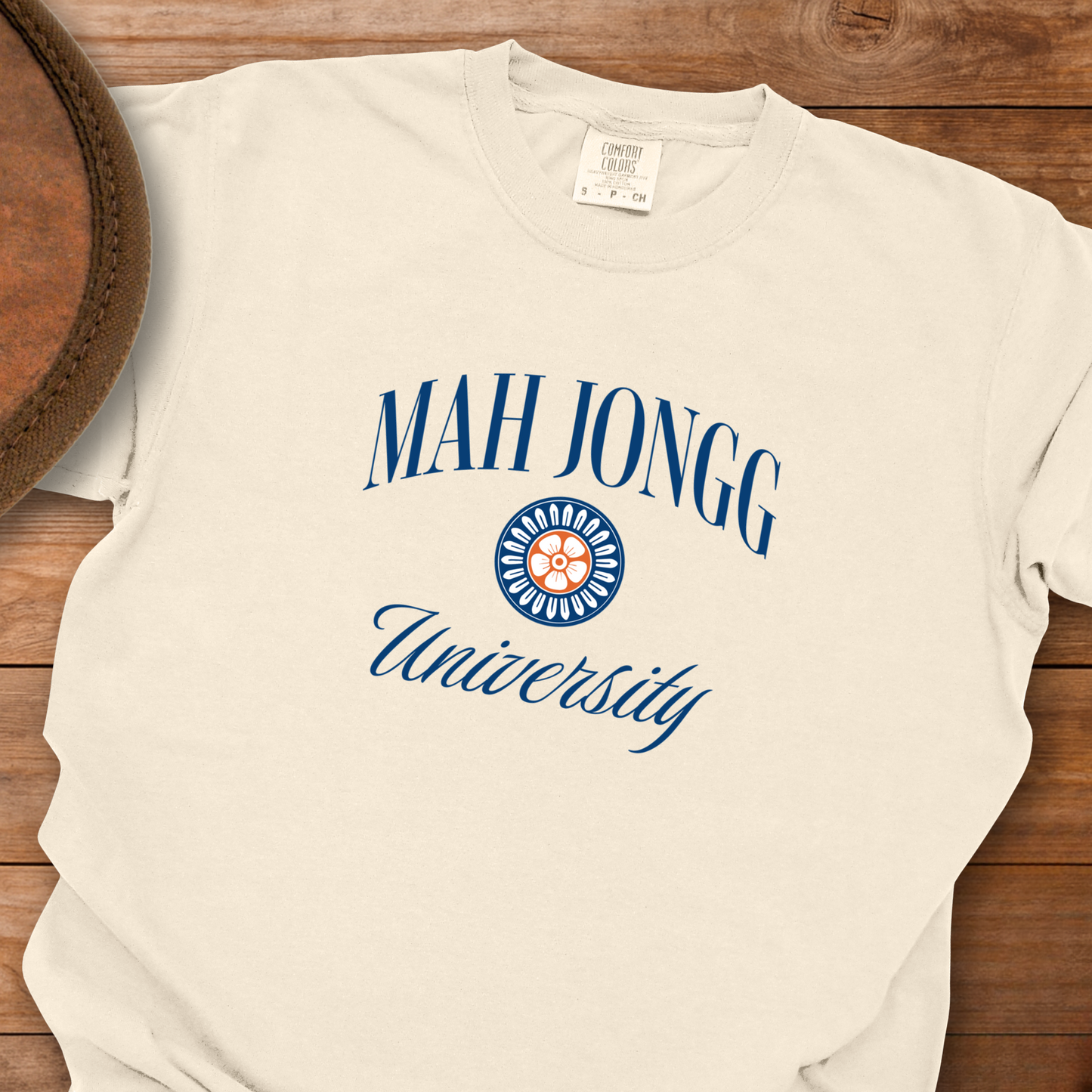 Mah Jongg University Flower T-Shirt