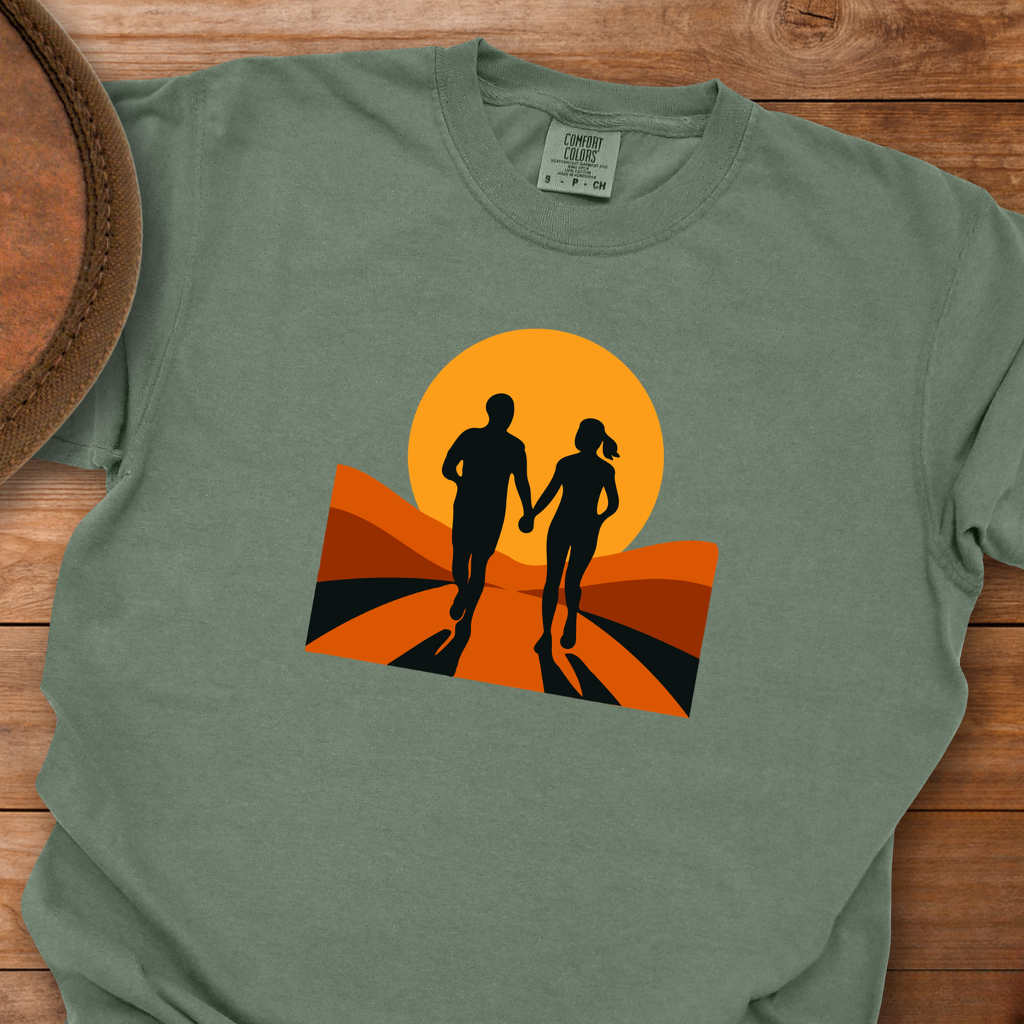 More Us Walking Sunset T-Shirt