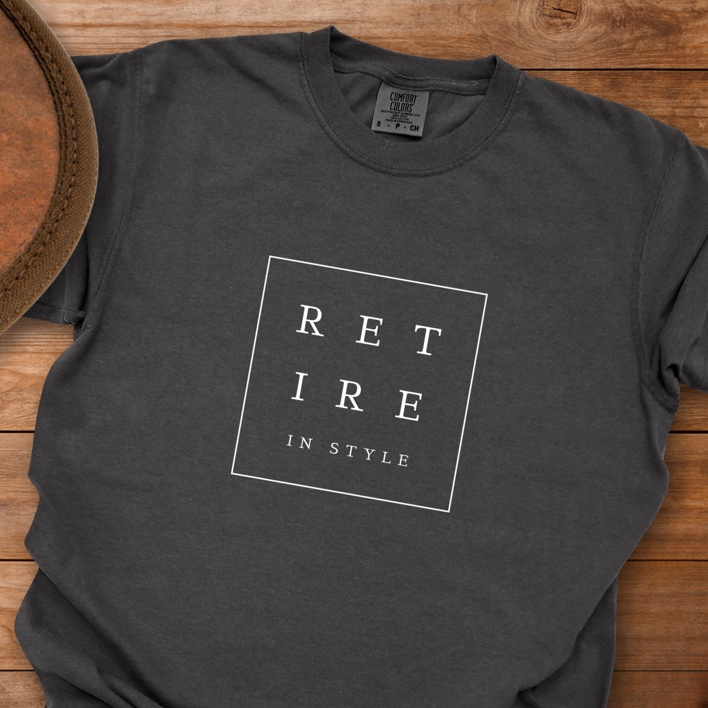 Retire in Style Square T-Shirt