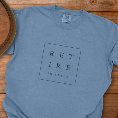 Retire in Style Square T-Shirt