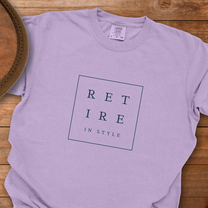 Retire in Style Square T-Shirt