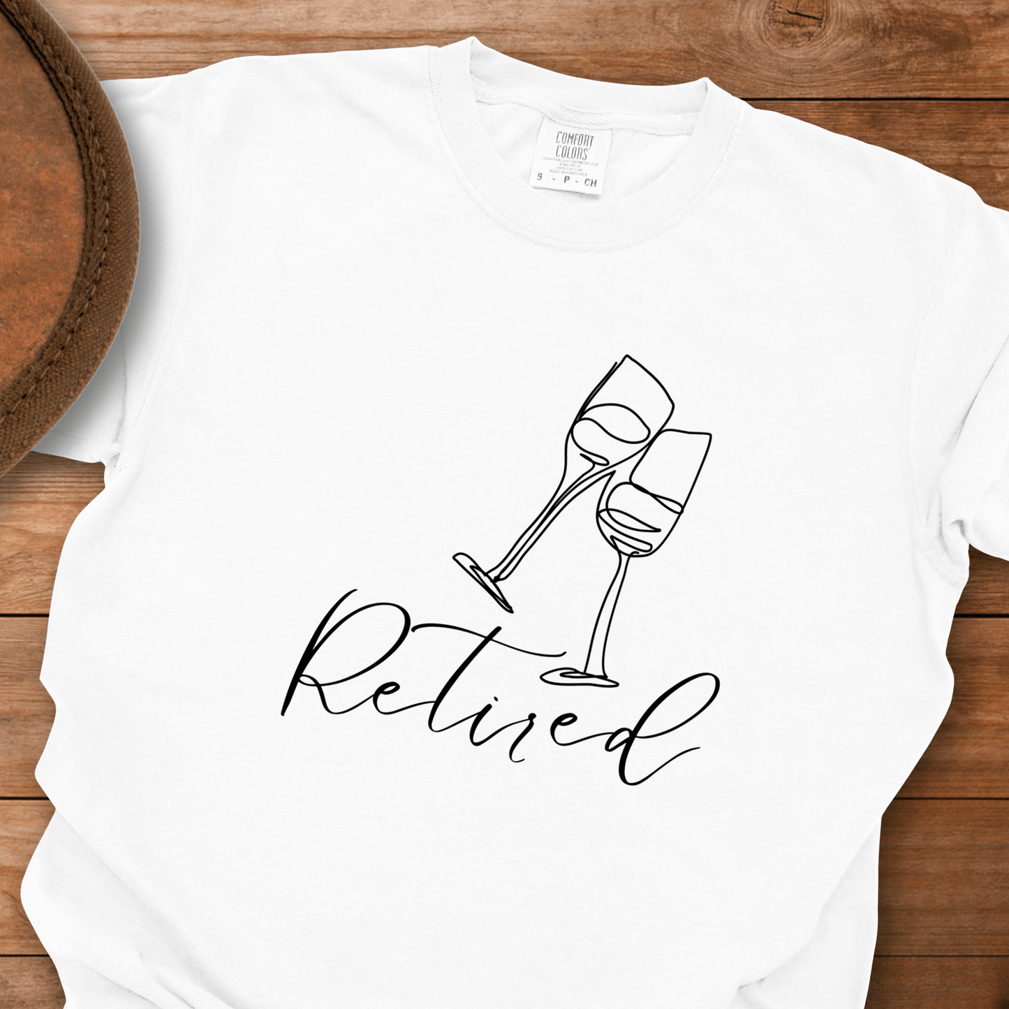 Retired Line Draw Glasses T-Shirt