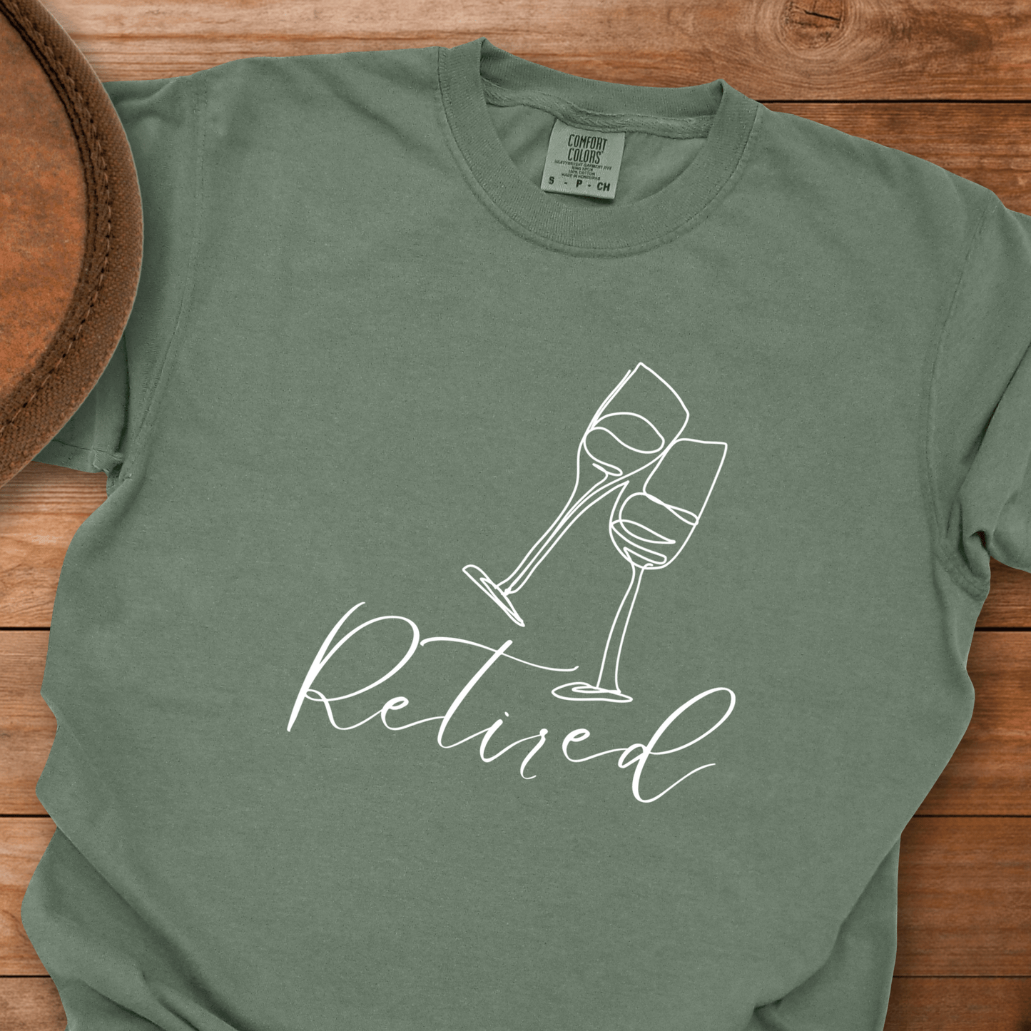 Retired Line Draw Glasses T-Shirt