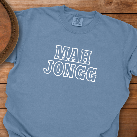 Mah Jongg College Outline T-Shirt
