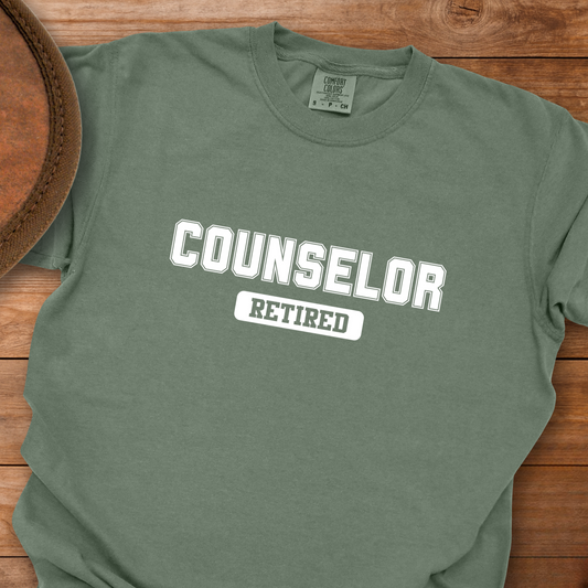 Counselor Retired Gym T-Shirt