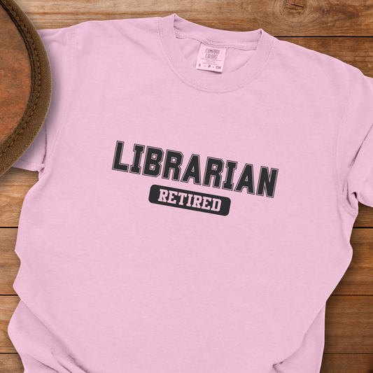 Librarian Retired Gym T-Shirt