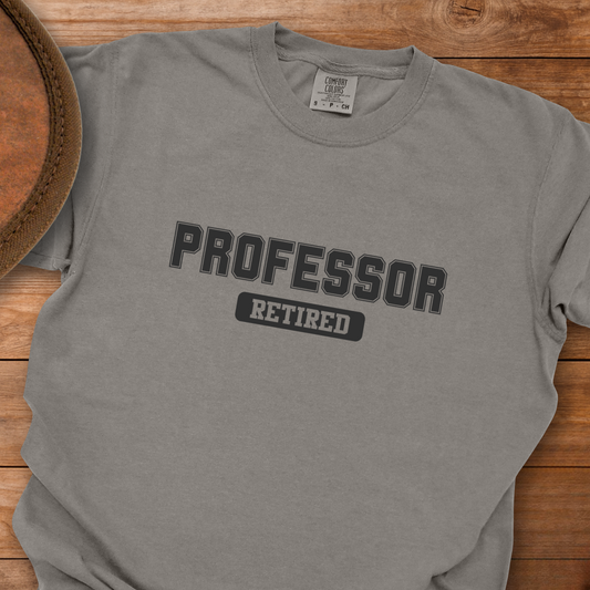 Professor Retired Gym T-Shirt