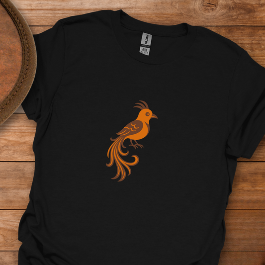 Mah Jongg Autumn Bam Bird T-Shirt